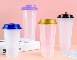 Fabricants Vente en gros Gobelets à <span class=keywords><strong>eau</strong></span> jetables en plastique de 7 oz PP transparent pour thermoformage du thé et des boissons avec logo personnalisé - Product Image 4
