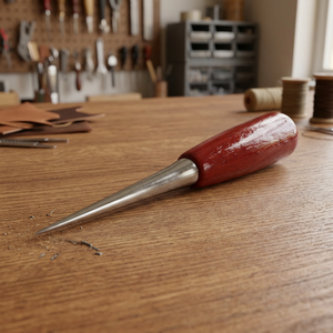 Aiguille à coudre DK-908 pour tailleurs |   Aiguille à coudre avec manche en bois et pointe métallique pour la couture et le travail artisanal - Product Image 4