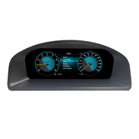 CARUPEZ Tableau de bord numérique LCD 12,3 pouces pour VW Transporter T5 avec Carplay/Android Auto, maintien du boîtier d'origine