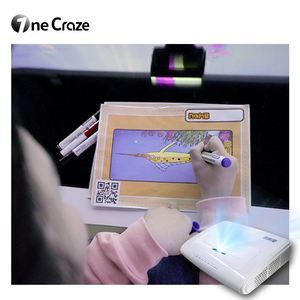3D Immersive Interactive <b>Projector</b> Games Indoor <b>Kids</b>' Drawing Wall Magic Painting Projection for Children - Product Image 4