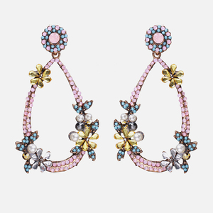 Pendientes de Resina Rosa con Cuentas, Estilo Coreano, 30 Diseños, Joyería de Moda para Mujer, Novedad - Product Image 3