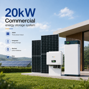 Sistema Solar Doméstico de Silicio Monocristalino de 10KW 20KW 30KW, Kit Completo con Controlador MPPT PWM, Batería de Litio para Almacenamiento de Energía - Product Image 5