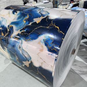 2025年ホットセール3D PVCフォームウォールステッカー防水自己粘着大理石壁紙ウォールステッカー家の装飾用 - Product Image 1