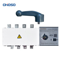 ATS 160A 220V RMQ1-160/4P PC Type 4P Commutateur de transfert automatique monophasé Protection contre les surcharges Commutateur CB à économie d'énergie 5kA 8kA