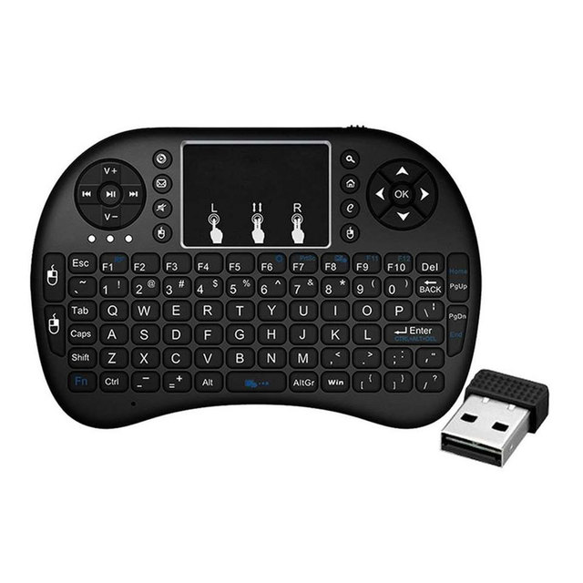 Shenzhen Keyboard Manufacturer Cheaper ultra Slim Typing Touchscreen Remote Control I8 Wireless Mini Keyboard