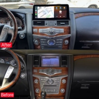 Radio Android 12,3 pouces pour Infiniti QX80 QX56 2010-2020 Nissa Patrol Écran Lecteur multimédia Sans fil CarPlay Android Auto