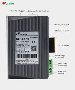 Controlador de Motor Paso a Paso Allgreen Nema 23 con EtherCAT 3N.m 4A, Kit de Motor Paso a Paso de Bucle Cerrado de 2 Fases LC57H2102+CL3-E57H - Product Image 4
