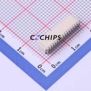 HC-1.0-15PWT Wire-to-Board Pin Header SMD,P=1mm,Horizontal Mount Connector 1x15P 1mm Horizontal Mount SH - Product Image 2