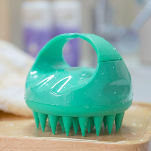 Customize Logo Hair Shampoo Massage <b>Brush</b> Scalp Care <b>Brush</b> with Soft Silicone Scalp Hair <b>Brush</b> - Product Image 2