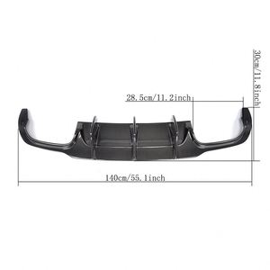 Bộ Khuếch Tán Phía Sau Bằng Sợi <span class=keywords><strong>Carbon</strong></span> Cho <span class=keywords><strong>Mercedes</strong></span>-Benz C-Class W204 C63 AMG C300 Sport Sedan 2012 - 2014 - Product Image 2