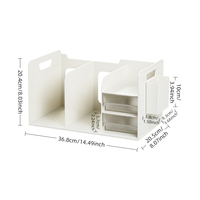 Organisateur de bureau, rangement pour documents, boîte de rangement, tiroir, organisateur de livres avec porte-stylos
