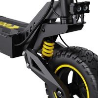 Livraison gratuite UE/US OOTD T10 Scooter électrique pliable tout-terrain pour adultes, 11 pouces, batterie lithium 48V, E-Scooter