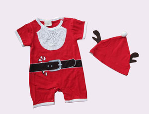 Combinaisons pour enfants, nouveaux ensembles de vêtements de Noël, combinaison de Père Noël unisexe pour bébé de Chine - Product Image 2
