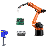 Robot de soudage KUKA 6 axes KR 8 R1640-2 PLC Arc Fronius avec positionneur rotatif, torche de soudage, poste de travail automatique 8000 DE, garantie 1 an