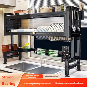 Venta al por mayor <span class=keywords><strong>de</strong></span> venta directa, organizador <span class=keywords><strong>de</strong></span> almacenamiento grande portátil multicapa, estante para <span class=keywords><strong>platos</strong></span> sobre el fregadero para el secado diario <span class=keywords><strong>de</strong></span> <span class=keywords><strong>platos</strong></span> - Product Image 3