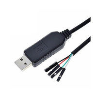 Convertidor USB a Serial UART TTL de 4 Pines CH340G, Cable Adaptador USB a COM