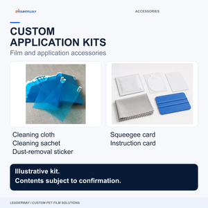 Pellicola Protettiva Trasparente in PET con Opzioni di Imballaggio Personalizzato e Kit di Applicazione - Product Image 6