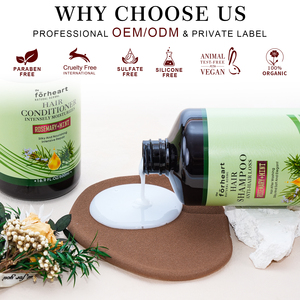 Set per la Crescita dei Capelli più Spessi e Sani - <span class=keywords><strong>Shampoo</strong></span> Rivitalizzante con Estratto di Rosmarino, Menta e Arancia - <span class=keywords><strong>Shampoo</strong></span> Riparatore all'Olio di Karité per Donne e Uomini - Product Image 2