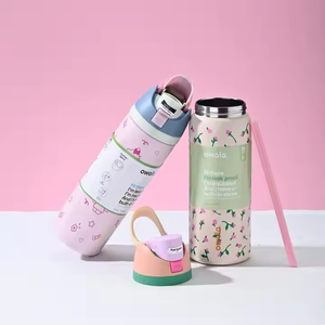 <span class=keywords><strong>Wala</strong></span> Botella de agua deportiva de doble bebida 304 Taza aislada al vacío de acero inoxidable Taza de fruta portátil de gran capacidad - Product Image 3