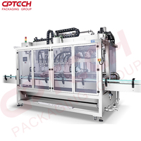 Machine de remplissage de suivi entièrement automatique avec servomoteur et conception de buse de plongée pour le produit moussant pour éliminer les bulles