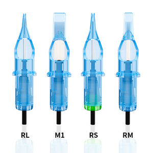 <span class=keywords><strong>Agujas</strong></span> de tatuaje desechables 10 unids/caja Super Sharp Precise Made <span class=keywords><strong>Agujas</strong></span> de tatuaje de acero inoxidable Cartucho Delineador redondo Shader Magnum - Product Image 1