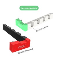 Pengisi Daya Mesin Game PG-9186 untuk Joy-Con NS Dock dengan Pegangan Kecil Joypad, Dock Pengisian Daya ABS untuk Basis Asli