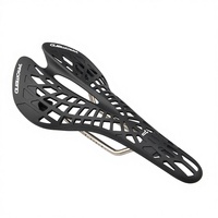 Selle de vélo ultralégère 180g, confort simple, en plastique technique, absorption des chocs, 69 trous respirants, pour VTT et vélo de route