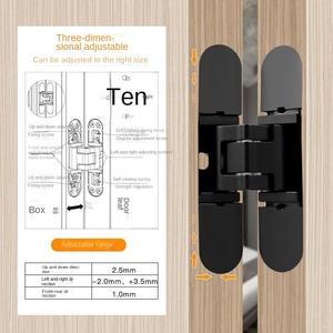 <span class=keywords><strong>บานพับ</strong></span><span class=keywords><strong>ประตู</strong></span>แบบซ่อน ปิดอัตโนมัติ ปรับได้สามมิติ ผลิตจากโลหะผสมสังกะสี สำหรับ<span class=keywords><strong>ประตู</strong></span>ไม้ พร้อมระบบไฮดรอลิกลดแรงกระแทก - Product Image 3