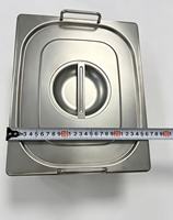 Conteneur Gastronorm en acier inoxydable 304, bac GN, bac alimentaire pour la restauration, cuisine