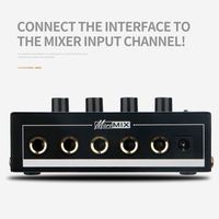 Amplificateur de casque d'écoute Portable, Mini plateau tournant hi-fi 12V, pour Studios de électricien, accessoire de diffusion