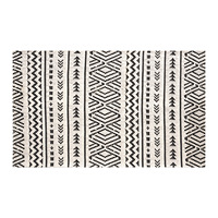 Tapis géométrique rectangulaire Desert Star en matériaux mélangés, lavable en machine, pour la décoration de la maison, tapis de sol pour salon