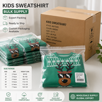 Pull de Noël pour garçon, nouvelle collection automne, pull à manches longues pour enfants, sweat-shirt imprimé tendance pour enfants
