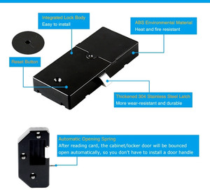 <span class=keywords><strong>RE</strong></span>-020 Metal seguro Cerradura electrónica para cajas de Metal y gabinete - Product Image 5
