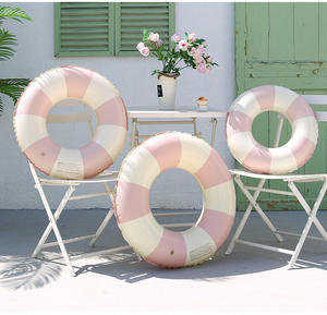 Usine En Gros Conception Chaude Tropical Piscine Gonflable Cercle Adultes Enfants Tubes gonflable bouée de bain beignet flottant anneau de natation - Product Image 2