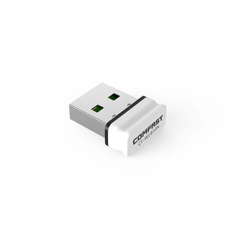 COMFAST DONGLE USB WIFI Nirkabel 150MBPS, CF-WU810N Warna Putih Jaringan 2.4GHZ, Kartu WIFI MINI USB 2.0, DONGLE WIFI