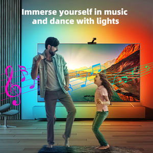 Alexa Google điều khiển bằng giọng nói thông minh ngâm 12V 45-65 inch TV LED dải rgbic môi trường xung quanh âm nhạc đồng bộ Wi-Fi đèn nền với máy ảnh - Product Image 4