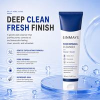 Nettoyant Purifiant Exfoliant Doux à l'Acide Salicylique, Niacinamide et Extrait d'Arbre à Thé pour le Visage, Contrôle du Sébum