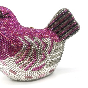 Bolsos de Mano de Alta Gama con Forma de Pájaro <span class=keywords><strong>para</strong></span> Mujer, Hermosos Bolsos de Fiesta con Cristales, Bolsos de Boda con Gemas de Diamantes en Forma de Pájaro - Product Image 5