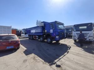Camion résistant de HOWO se spécialisant dans des camions à benne basculante pour le transport de mine de terrassement de pierre de sable de sol de minerai - Product Image 3