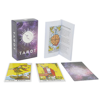 Jeu de cartes de tarot personnalisé pour femmes avec échantillon gratuit, guide de divination et de jeu familial pour la vente en gros