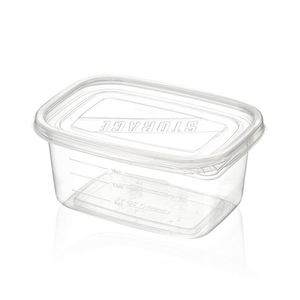 Rectangular 709ml Disposable <b>Microwave</b> Safe Food Container Transparent Plastic Packaging Box for Layered Cake and Fruit Salad - Product Image 5