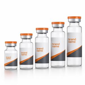 Custom Printed Peptide Vial Labels Self Adhesive <b>Waterproof</b> <b>Stickers</b> Fit Different Sizes Peptide Glass Vials - Product Image 2
