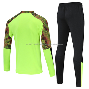 Conjunto Deportivo Unisex de Manga Larga con Media Cremallera y Estampado para Entrenamiento de Fútbol, Transpirable, de Secado Rápido, Anti-UV, Chaqueta para Otoño - Product Image 2