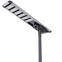 Lampadaire solaire LED sans fil tout-en-un étanche IP66 avec cadre en aluminium 30W 40W 60W 80W 100W 120W 150W