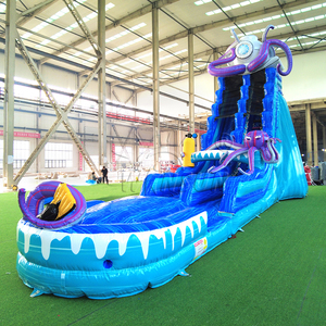 WINSUN Toboggan aquatique gonflable géant en forme de pieuvre, toboggan aquatique durable avec piscine profonde pour les carnavals, les événements scolaires et les activités de plein air - Product Image 5