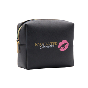Portatile sacchetto di trucco pennello organizzatore per i viaggi dell'unità di elaborazione in pelle saffiano borsa di modo sacchetto cosmetico borsa da toilette - Product Image 3