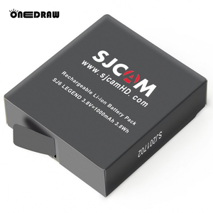 Batterie Li-ion rechargeable <span class=keywords><strong>SJCam</strong></span> M20 3.7V pour caméra d'action GoPro Hero 13 12 11, pièce de rechange pour <span class=keywords><strong>SJCam</strong></span> SJ6 SJ7 SJ8 - Product Image 1