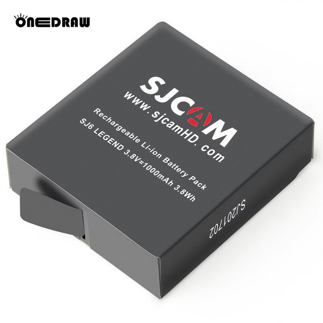 SJCam M20 3.7V Rechargeable Li-ion Battery for GoPro Hero 13 12 11 Action Camera Replacement Spare for SJCam SJ6 SJ7 SJ8