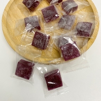 Fabrieksdirect Kubusvormige Jelly Gummy Candy, individueel verpakt in zakjes, OEM Private Label, groothandel, exporteur