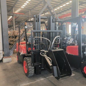 Carretilla elevadora de combustión interna con motor diésel directo de fábrica 3,5 T con cubo basculante para carretillas elevadoras de terreno agrícola - Product Image 3